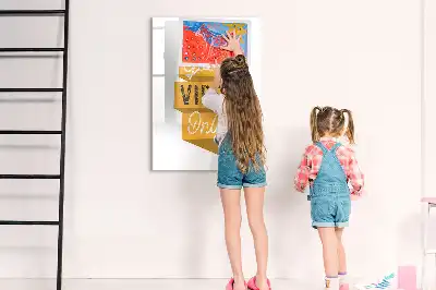 Törölhető tábla csak jó rezgések mintával