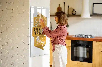 Törölhető tábla csak jó rezgések mintával