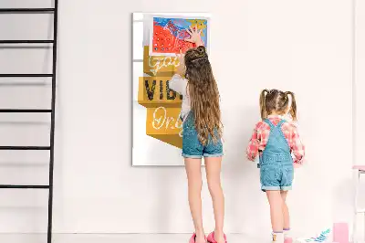 Törölhető tábla csak jó rezgések mintával