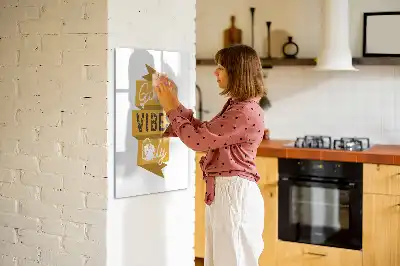 Törölhető tábla csak jó rezgések mintával