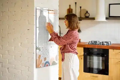 Mágneses havi tervező írható felületű