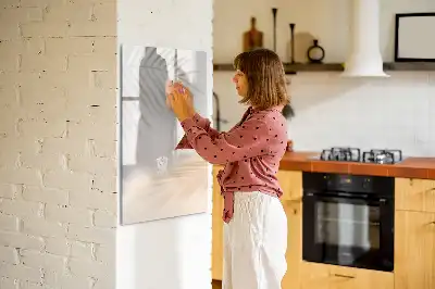 Törölhető tábla pálmalevél árnyéka mintával