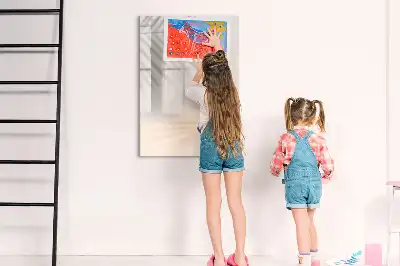 Törölhető tábla pálmalevél árnyéka mintával