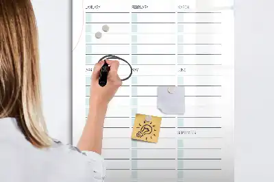Írható mágneses tábla fontos dátumok mintával