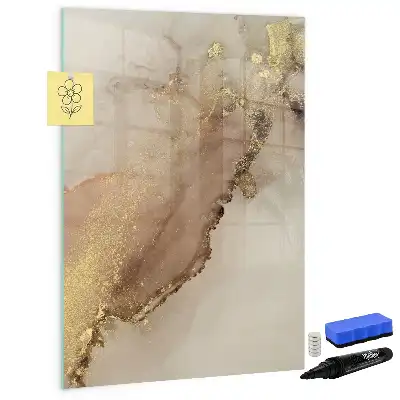 Törölhető tábla csillogó márvány mintával