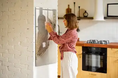 Törölhető tábla csillogó márvány mintával