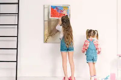 Törölhető tábla csillogó márvány mintával