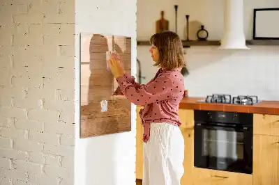 Törölhető tábla fapanel kivitelben