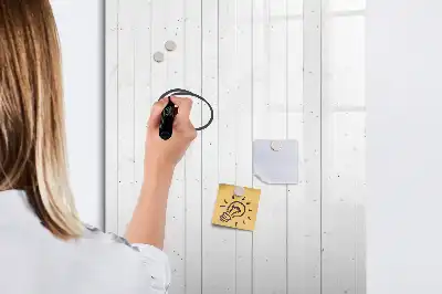 Írható mágneses tábla természetes fa kerettel