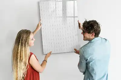 Írható mágneses tábla természetes fa kerettel