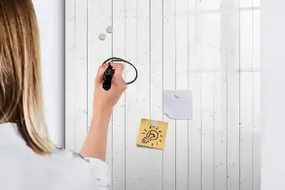 Írható mágneses tábla természetes fa kerettel