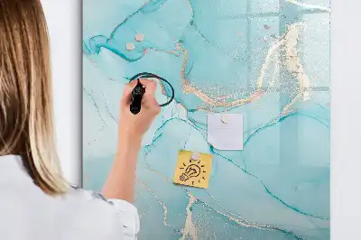 Mágneses írótábla dekoratív márványmintás kivitelben