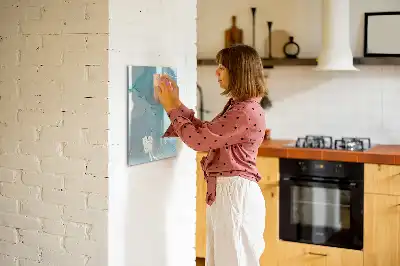 Mágneses írótábla dekoratív márványmintás kivitelben