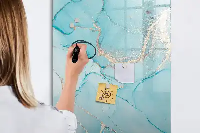 Mágneses írótábla dekoratív márványmintás kivitelben