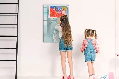 Mágneses írótábla dekoratív márványmintás kivitelben