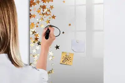 Törölhető tábla csillagok mintával