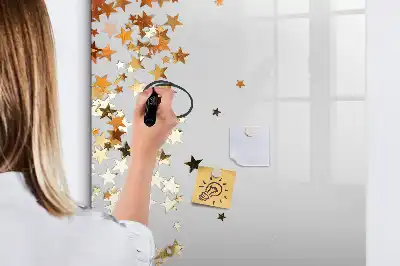 Törölhető tábla csillagok mintával