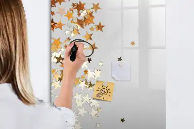 Törölhető tábla csillagok mintával
