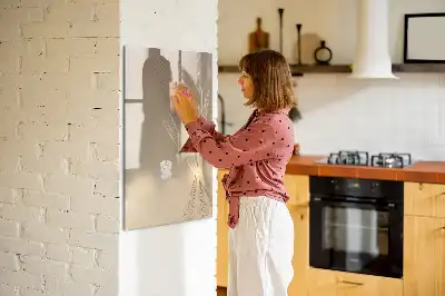 Írható mágneses tábla absztrakt fény mintával