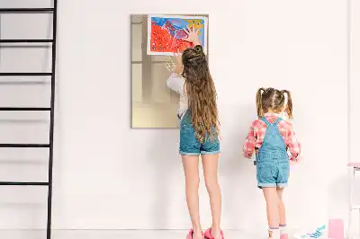 Írható mágneses tábla absztrakt fény mintával