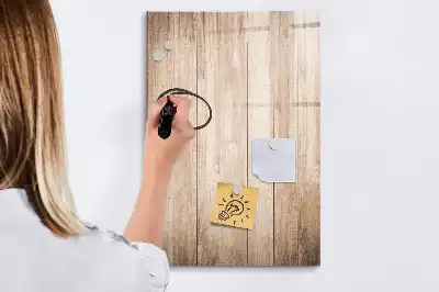 Törölhető tábla világos fa kerettel