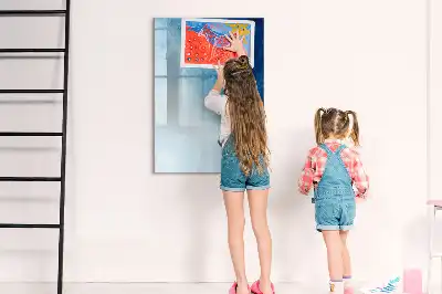 Törölhető tábla víz absztrakció mintával