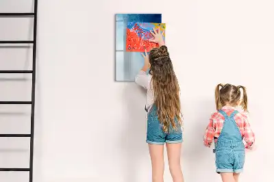 Törölhető tábla víz absztrakció mintával