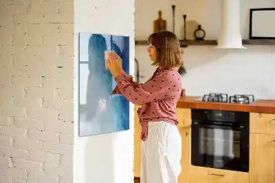 Törölhető tábla víz absztrakció mintával