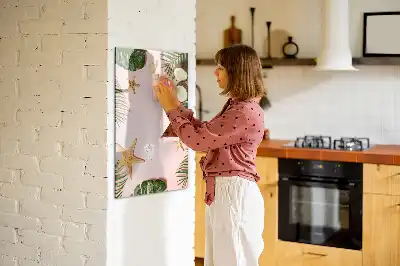 Írható mágneses tábla nyári kerettel