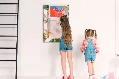 Írható mágneses tábla nyári kerettel