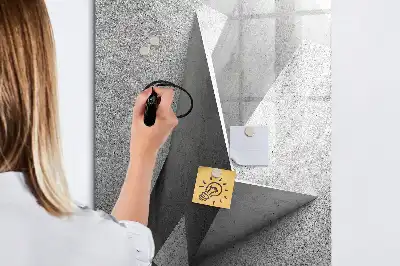 Törölhető tábla geometriai absztrakció mintával