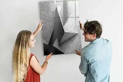 Törölhető tábla geometriai absztrakció mintával