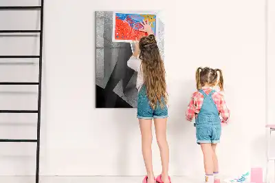 Törölhető tábla geometriai absztrakció mintával