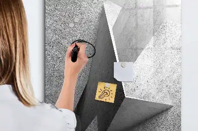 Törölhető tábla geometriai absztrakció mintával