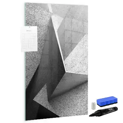 Törölhető tábla geometriai absztrakció mintával