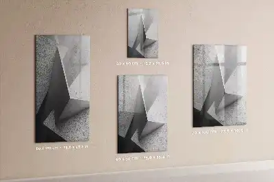Törölhető tábla geometriai absztrakció mintával