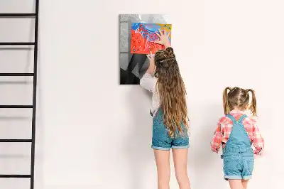 Törölhető tábla geometriai absztrakció mintával