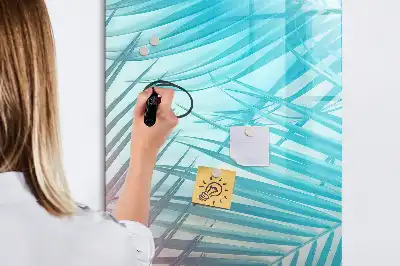 Törölhető tábla pálmalevelek mintával