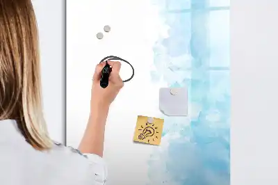 Törölhető tábla akvarell foltok mintával