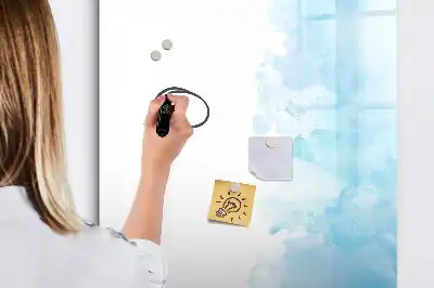 Törölhető tábla akvarell foltok mintával