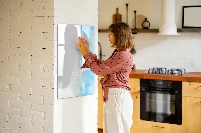 Törölhető tábla akvarell foltok mintával