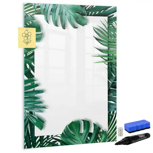 Törölhető tábla monstera kerettel