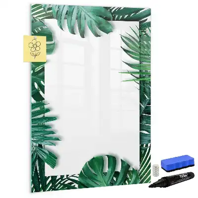 Törölhető tábla monstera kerettel