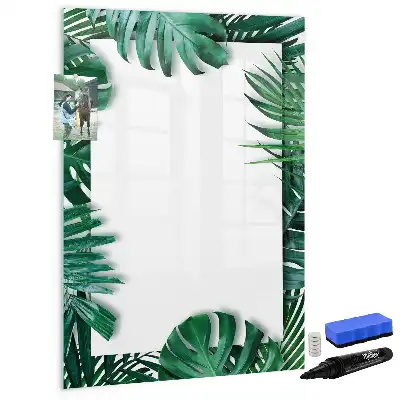 Törölhető tábla monstera kerettel