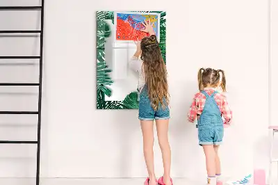 Törölhető tábla monstera kerettel