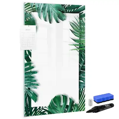 Törölhető tábla monstera kerettel