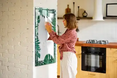 Törölhető tábla monstera kerettel