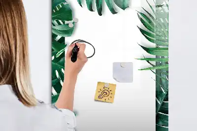 Törölhető tábla monstera kerettel