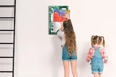 Törölhető tábla monstera kerettel