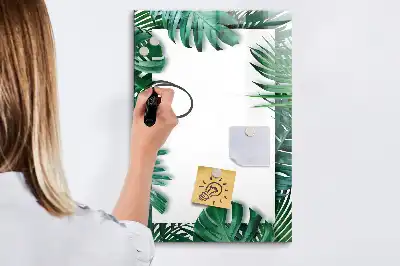 Törölhető tábla monstera kerettel